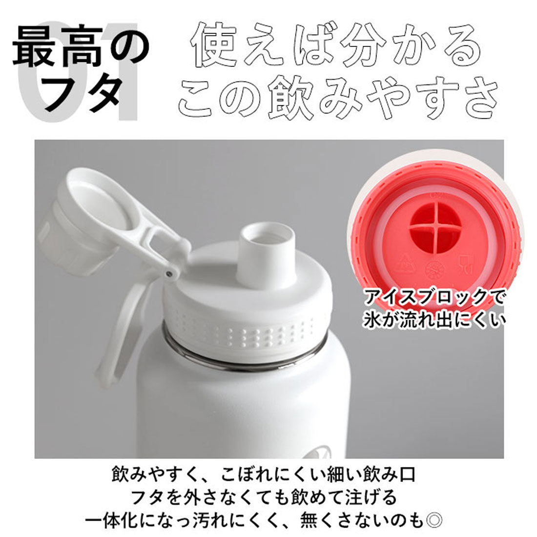 ノーブランド No Brand タケヤフラスク アクティブライン 0.7L【返品不可商品】 (アクティブホワイト) アクティブホワイト