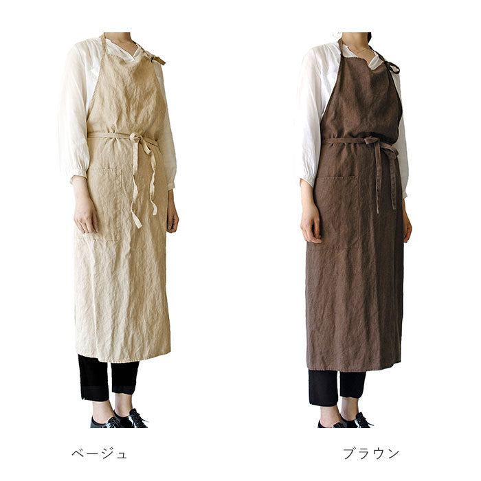 ノーブランド No Brand Linne リンネ リネンエプロン