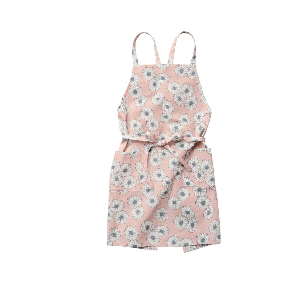 ノーブランド No Brand habituel 前結び デイリー エプロン,ブルームピンク