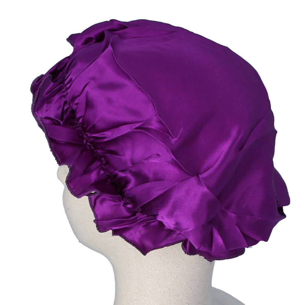 ノーブランド No Brand sk1 シルク ナイトキャップ,グレープ