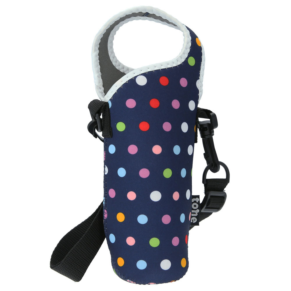 ノーブランド No Brand tone トーン ボトルカバーショルダー,ドットネイビー