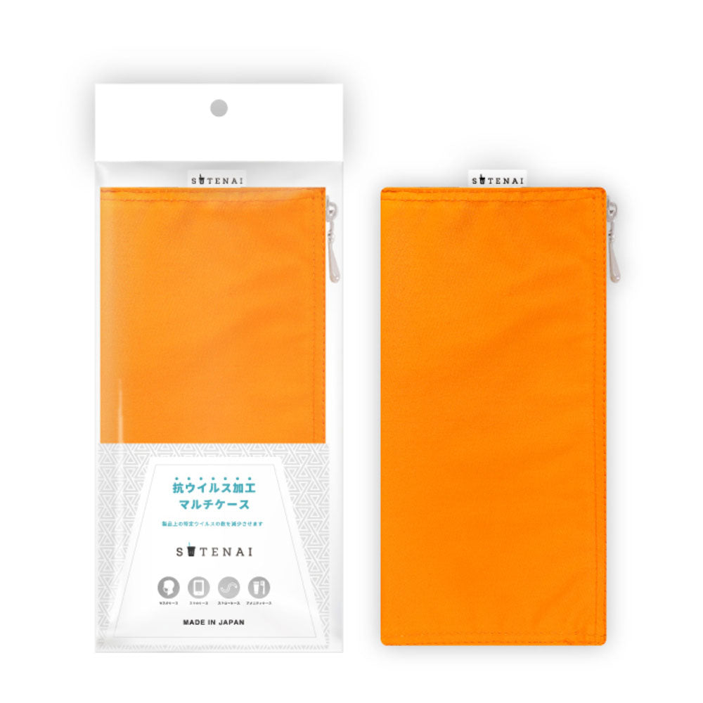 ノーブランド No Brand SUTENAI 抗ウイルスマルチケース,オレンジ