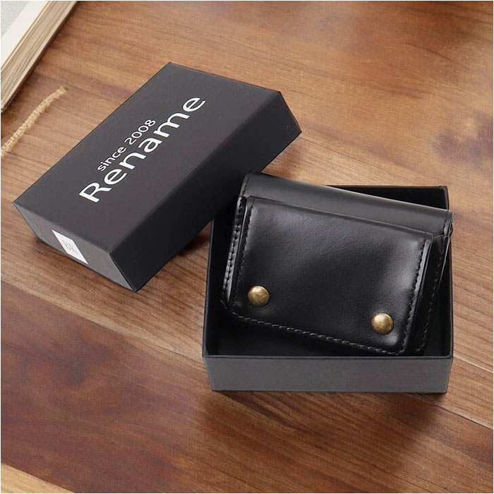 バックヤードファミリー BACKYARD FAMILY Rename 本革 3つ折りミニ財布 (ブラウン) ブラウン