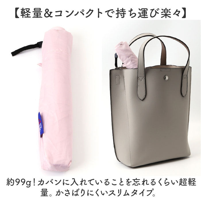 バックヤードファミリー BACKYARD FAMILY Amane Air+ アマネ エアー 折りたたみ傘 50cm (ピンクベージュ) ピンクベージュ