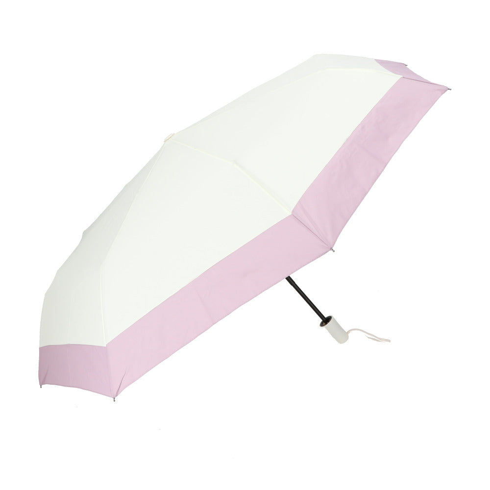 バックヤードファミリー BACKYARD FAMILY 傘 自動開閉 pmy190t,アイボリー×パープル