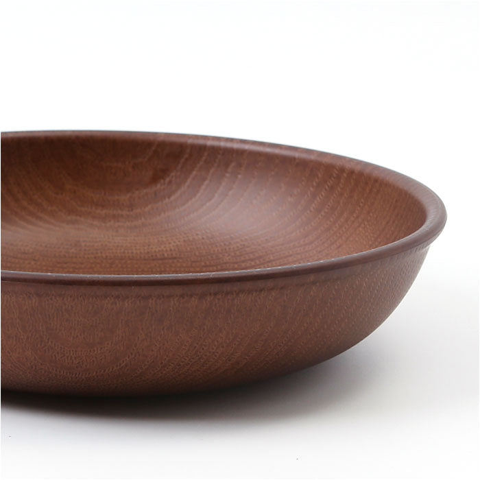 バックヤードファミリー BACKYARD FAMILY NH home 木目ラウンドプレートM (ブラウン) ブラウン