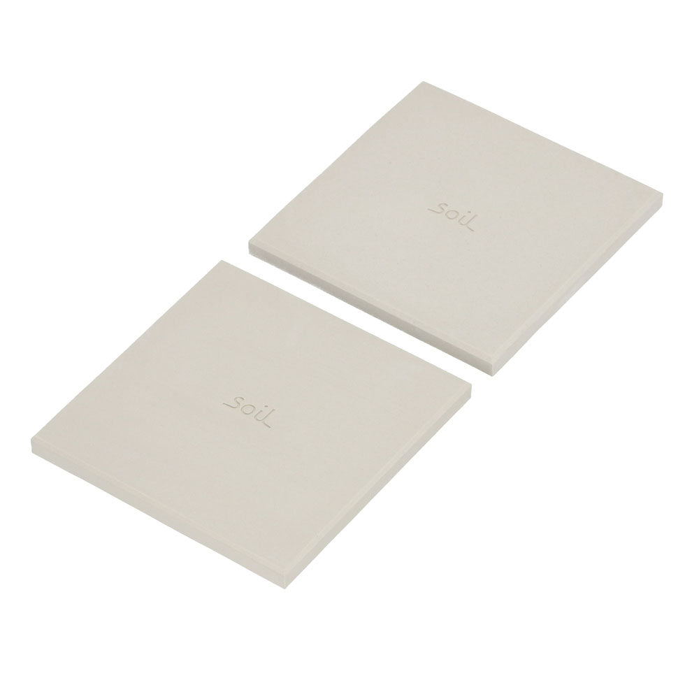ノーブランド No Brand soil ソイル COASTER large circle square,square/しかく_ホワイト