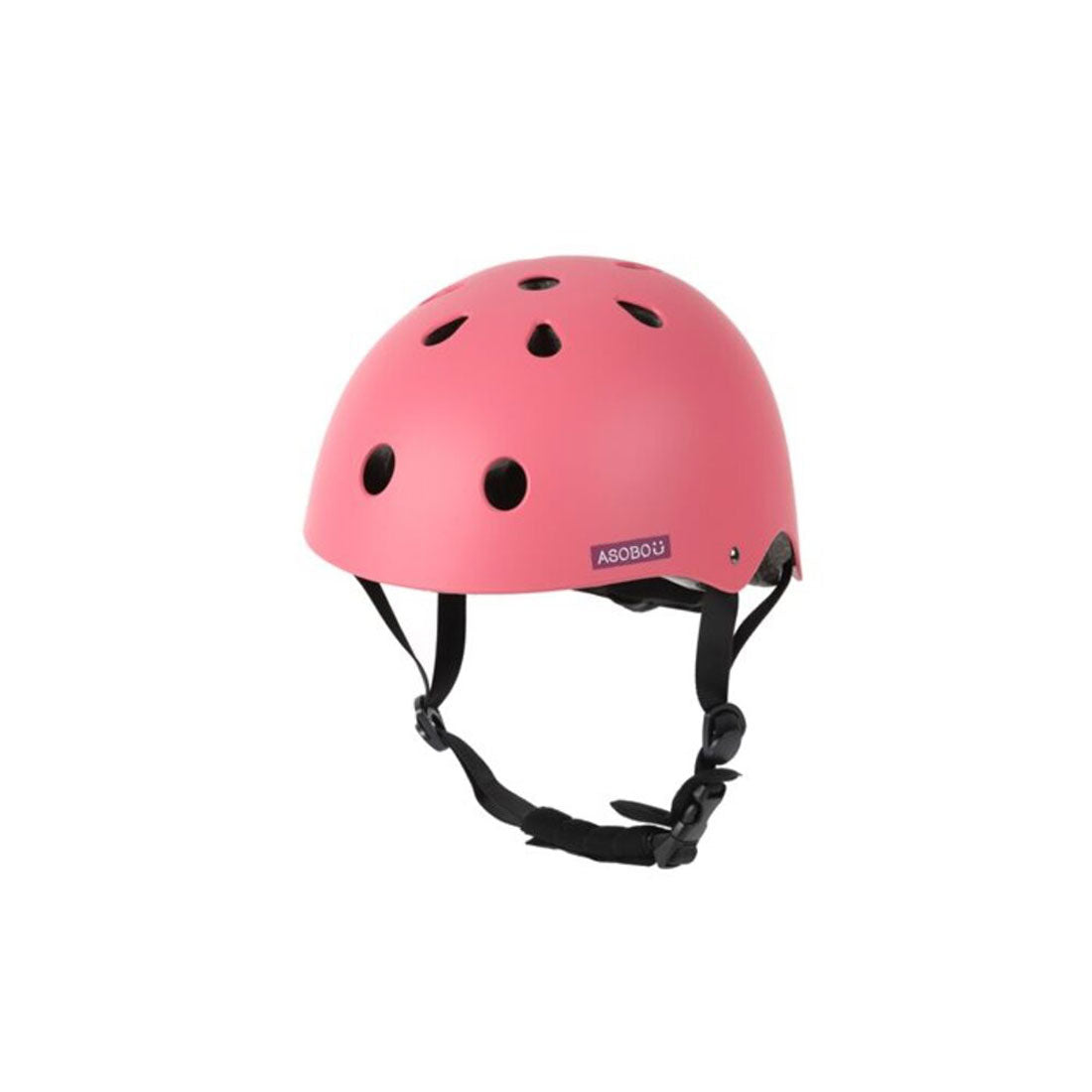 バックヤードファミリー BACKYARD FAMILY キッズハードヘルメット aSobou (スモークピンク) スモークピンク