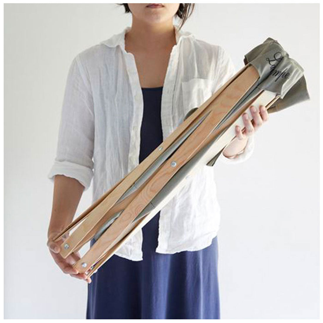 バックヤードファミリー BACKYARD FAMILY ランドリーハンパー (アイボリーxナチュラル) アイボリーxナチュラル