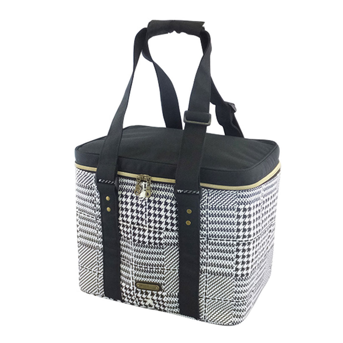 バックヤードファミリー BACKYARD FAMILY アットファースト horeibagl 保冷レジャーバッグLサイズ (グレンチェックブラック) グレンチェックブラック
