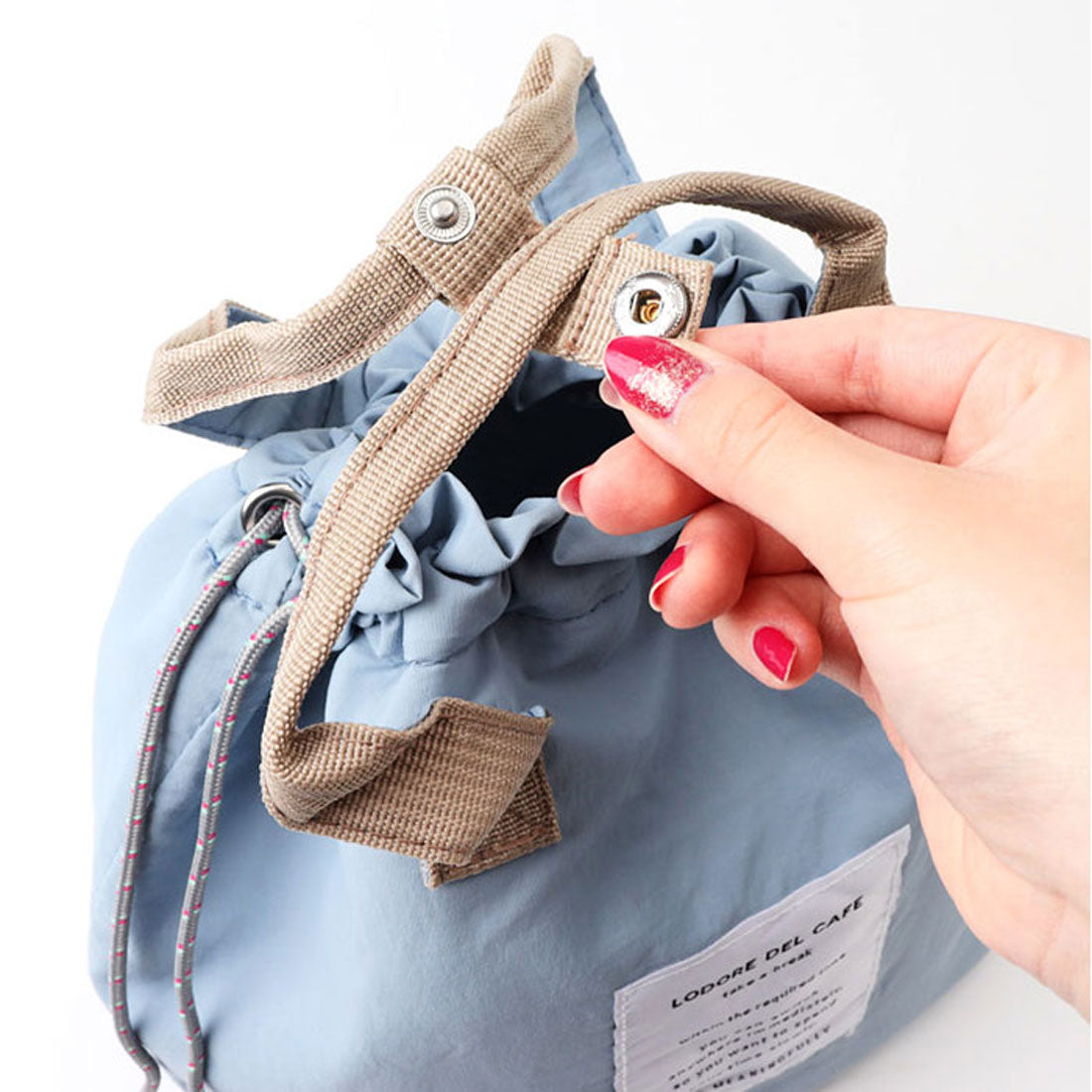 バックヤードファミリー BACKYARD FAMILY 保冷巾着ランチバッグ (31.アプリコット) 31.アプリコット