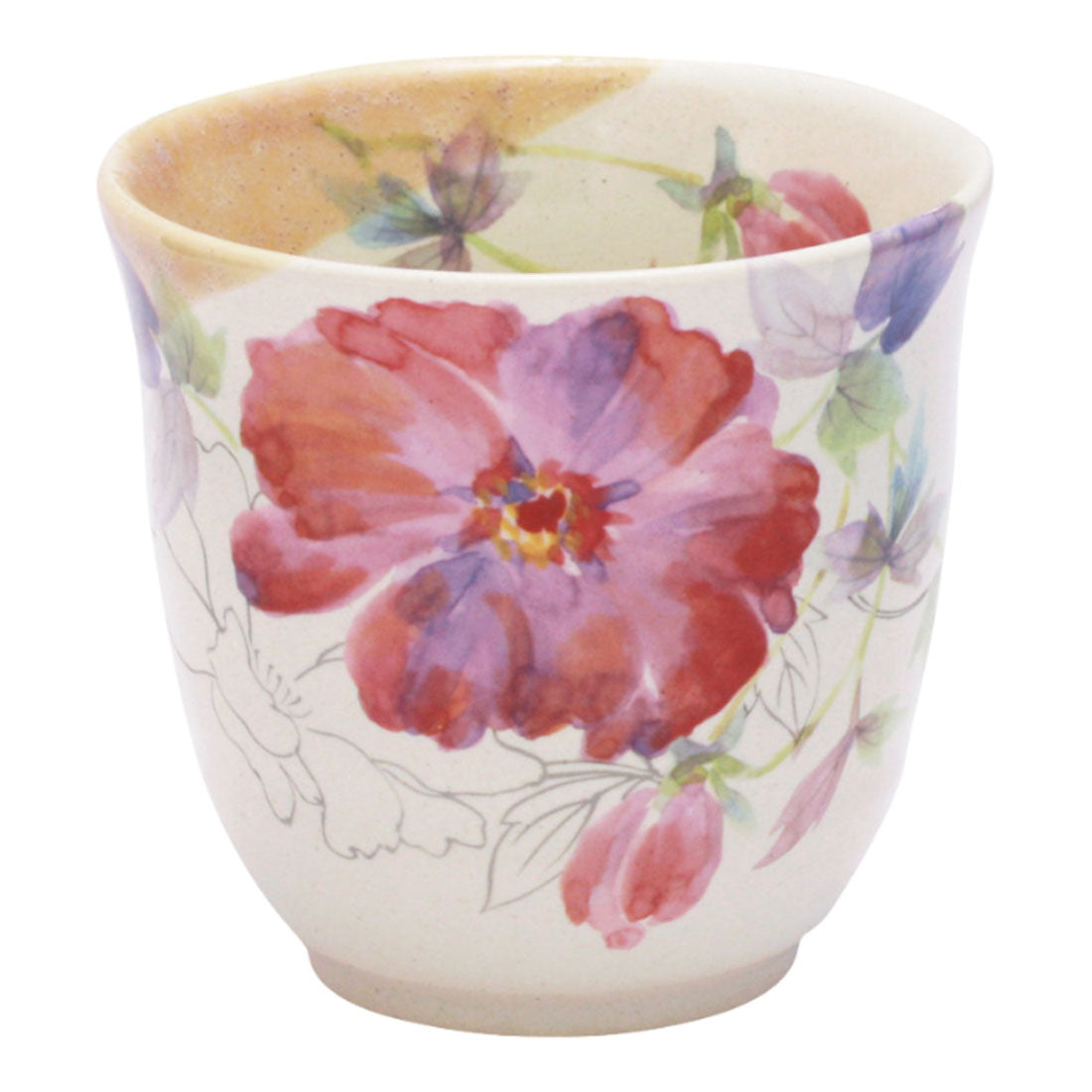 バックヤードファミリー BACKYARD FAMILY 花ものがたり 12ヶ月湯呑 【返品不可商品】 (5月牡丹) 5月牡丹