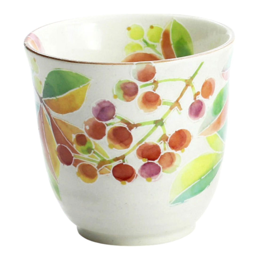 バックヤードファミリー BACKYARD FAMILY 花ものがたり 12ヶ月湯呑 【返品不可商品】 (12月南天) 12月南天