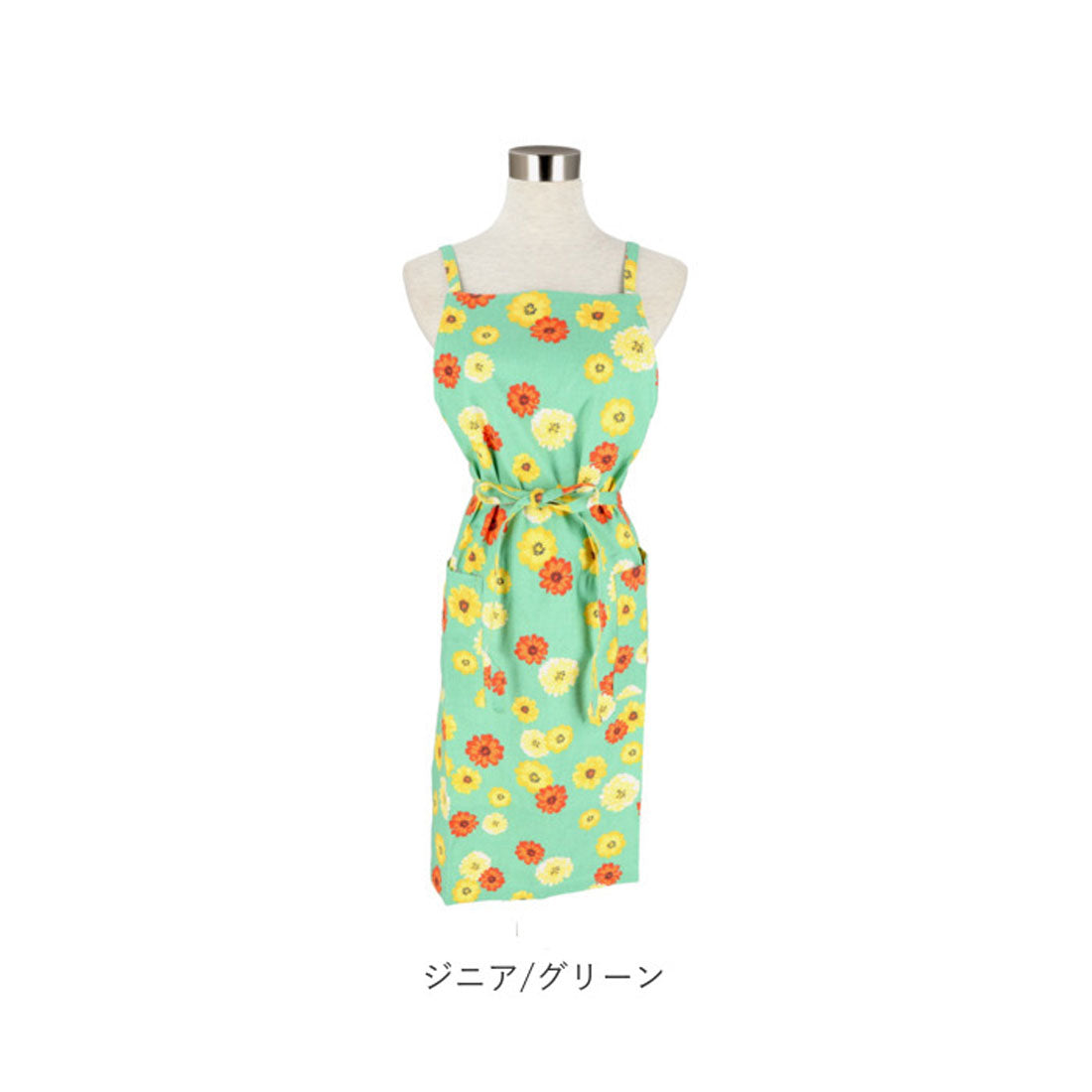 バックヤードファミリー BACKYARD FAMILY Bergamotショートエプロン (プランタン/グリーン) プランタン/グリーン