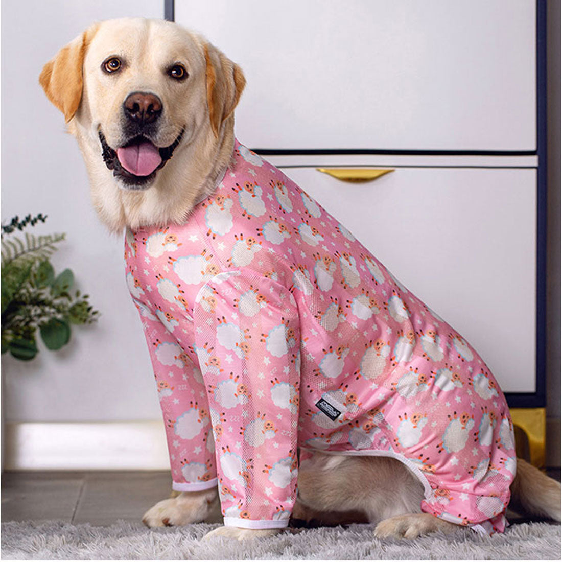 バックヤードファミリー BACKYARD FAMILY 中大型犬の服 春夏秋冬 【返品不可商品】 (ピンク×ヒツジ) ピンク×ヒツジ
