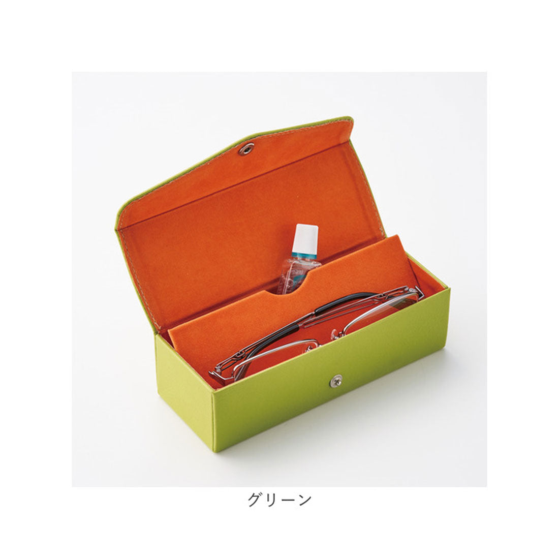 バックヤードファミリー BACKYARD FAMILY セミハード 2ピースメガネケース 2563 (ブラウン) ブラウン