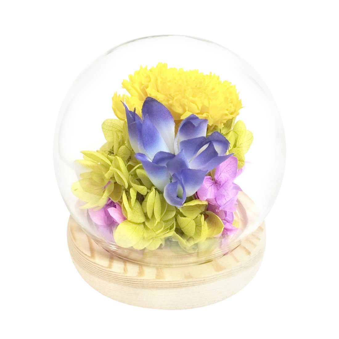 バックヤードファミリー BACKYARD FAMILY お供え ガラスドーム 四季と暦 (秋リンドウ) 秋リンドウ