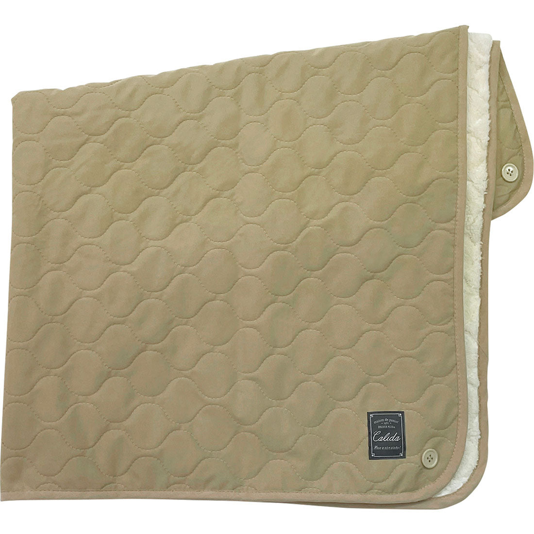 バックヤードファミリー BACKYARD FAMILY Calida カリダ 3way ひざかけ (タイルキルトベージュ) タイルキルトベージュ