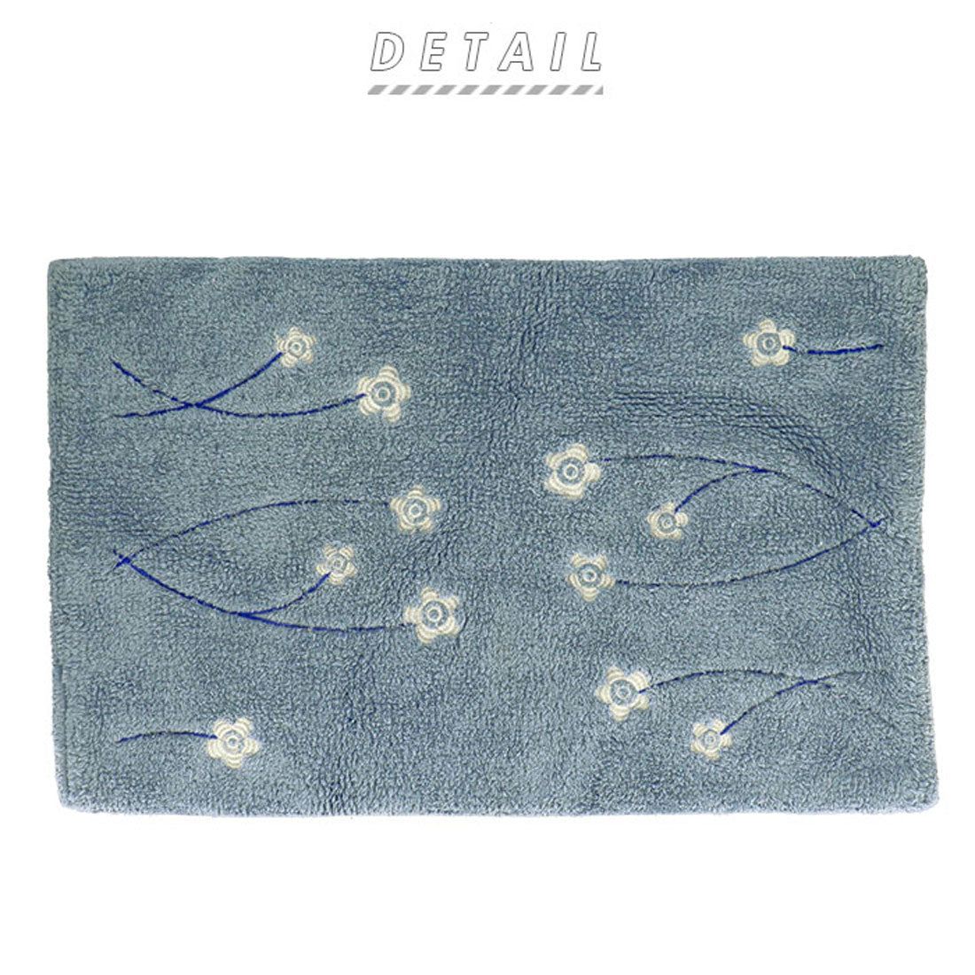 バックヤードファミリー BACKYARD FAMILY コットンバスマット (マーガレットブルー) マーガレットブルー
