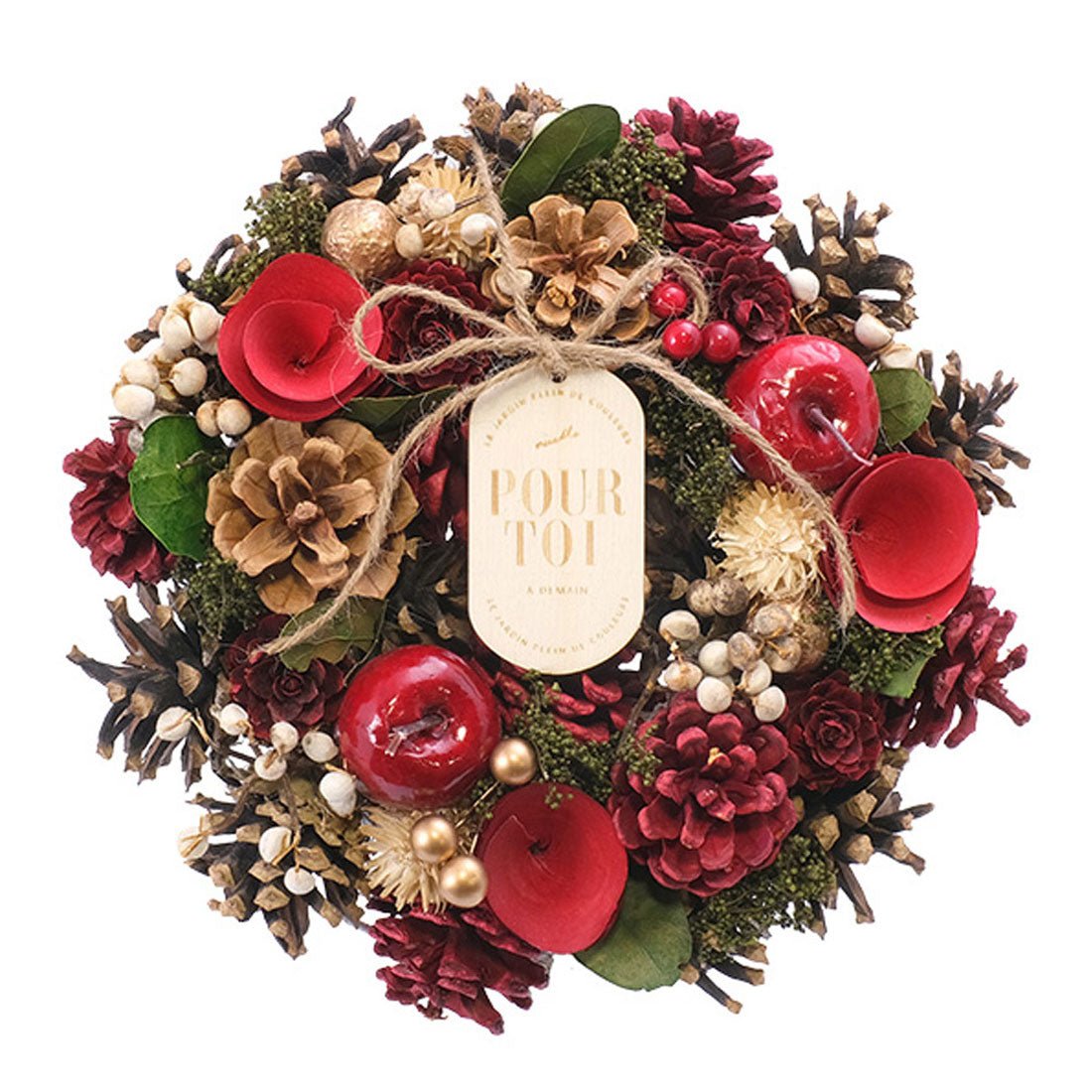 バックヤードファミリー BACKYARD FAMILY ナチュラルリース S (レッドナチュラル2024) レッドナチュラル2024