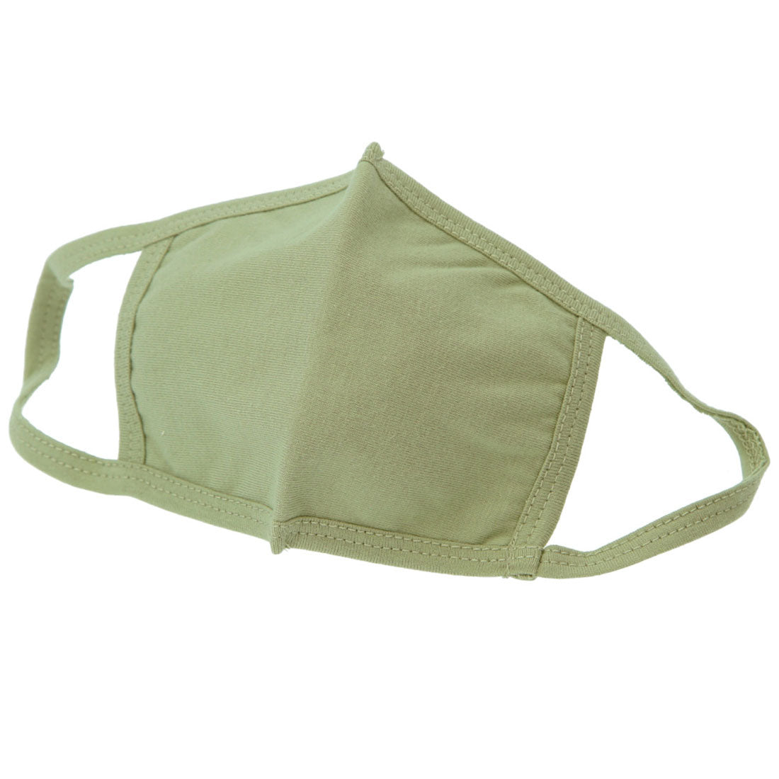 ノーブランド No Brand アパレルメーカーが作った布マスク,子供用グリーン