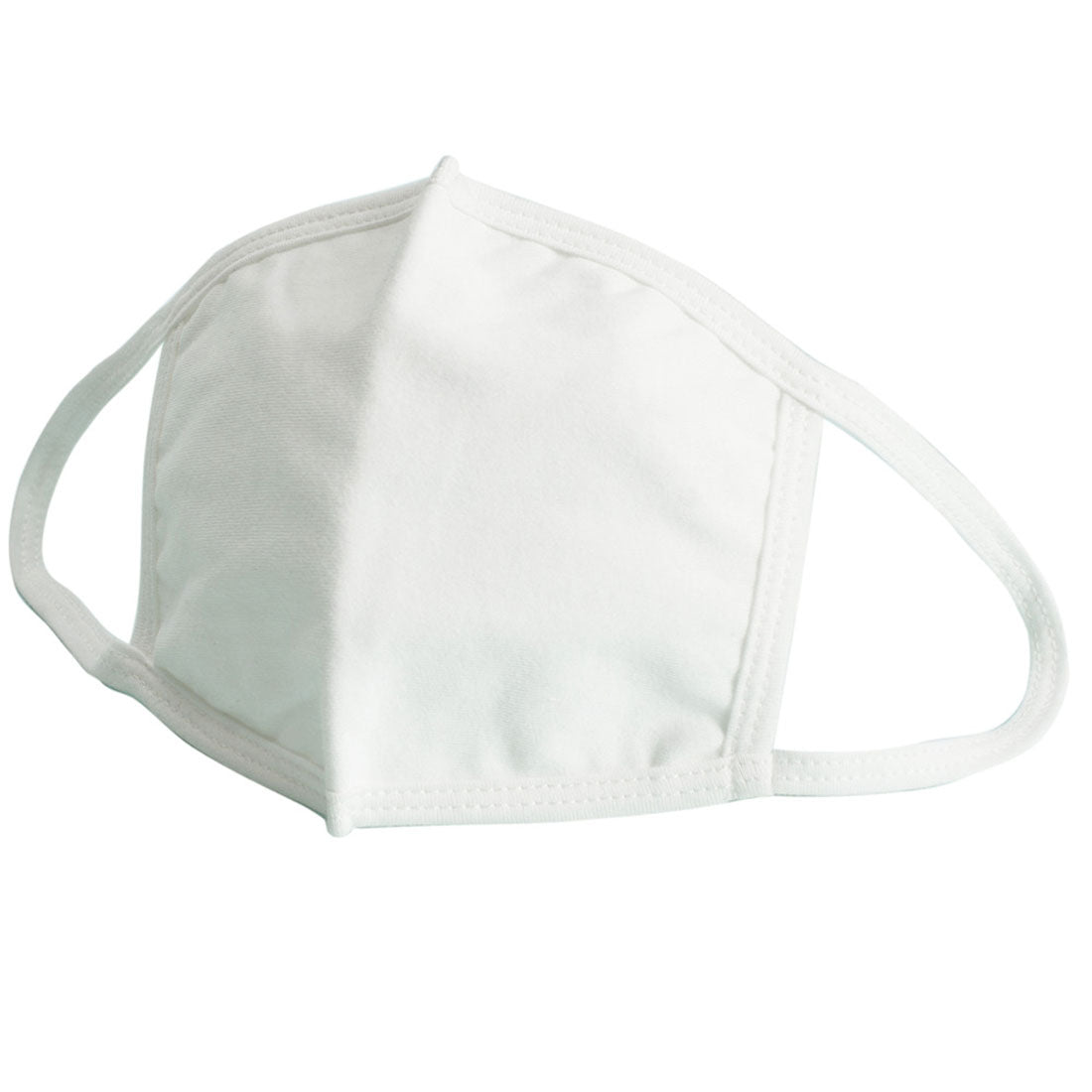 ノーブランド No Brand アパレルメーカーが作った布マスク,大人用ホワイト