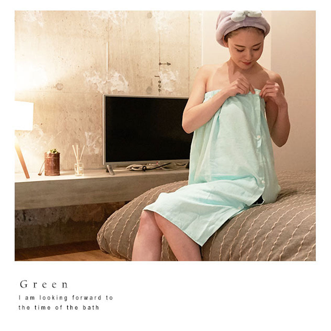 ノーブランド No Brand マキタオル シャーリングカラー 巻きタオル