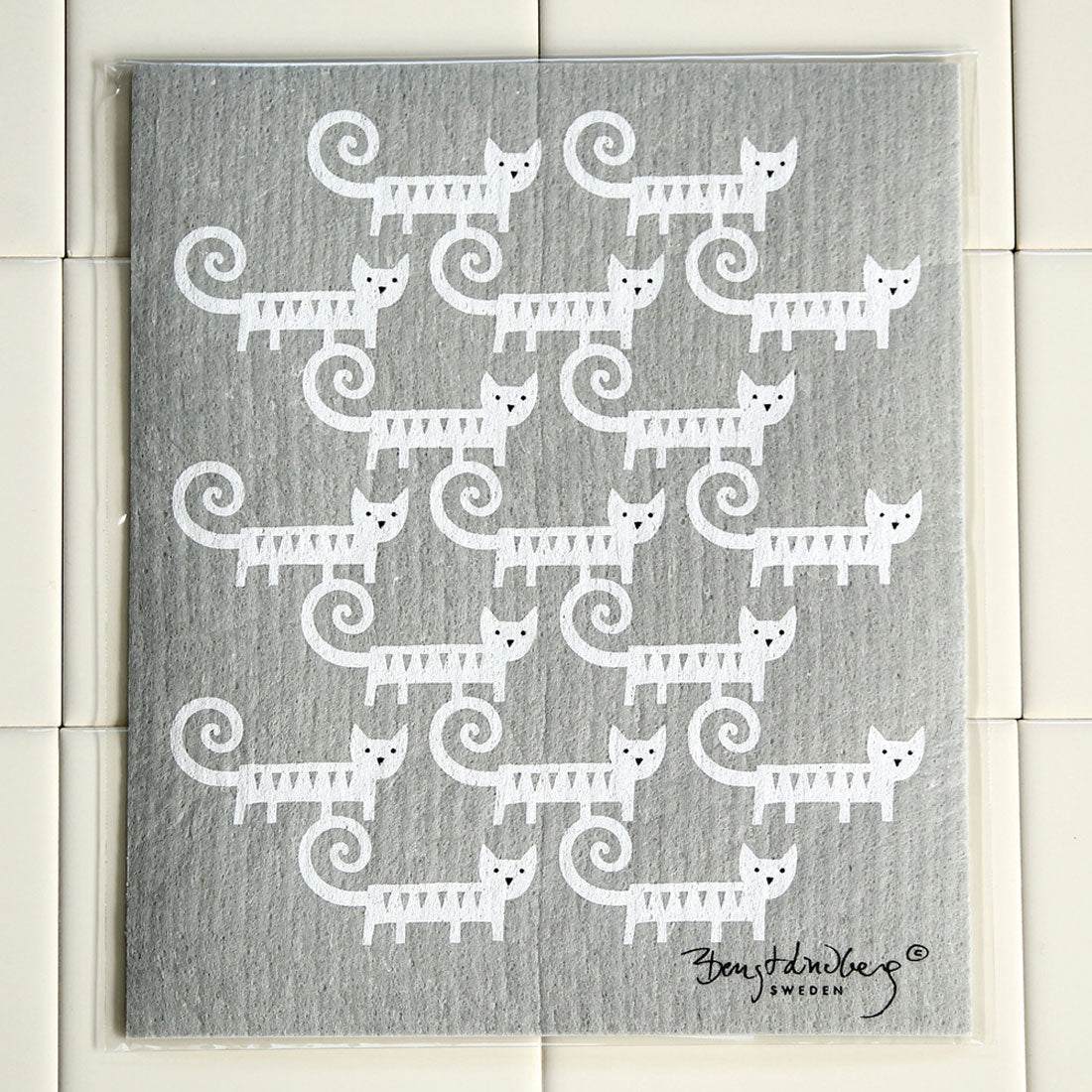 バックヤードファミリー BACKYARD FAMILY 森活 スポンジワイプ (ベングトカッテンホワイト/グレー) ベングトカッテンホワイト/グレー