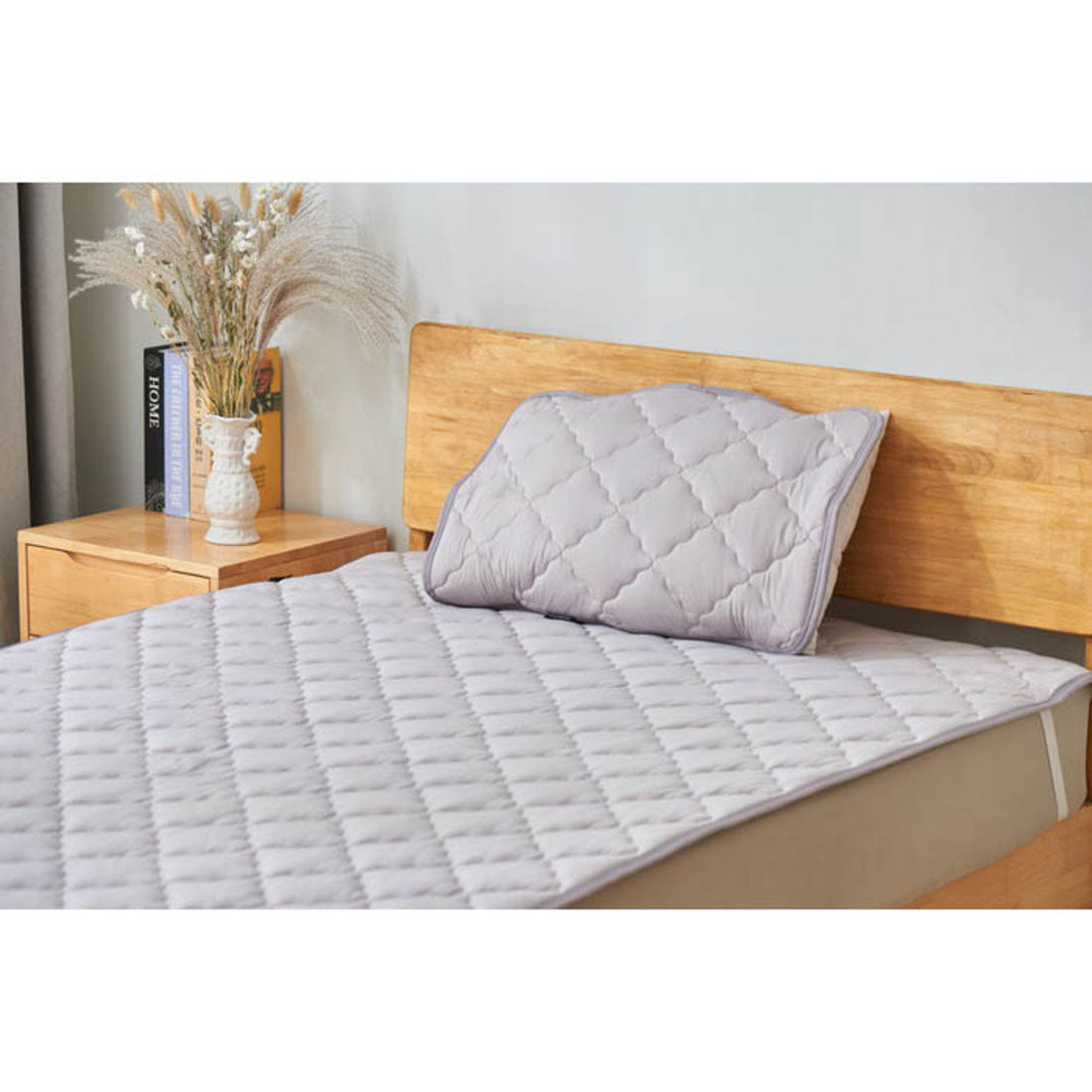 バックヤードファミリー BACKYARD FAMILY 新冷感サラふわ 敷きパッド D (アイスグレー) アイスグレー