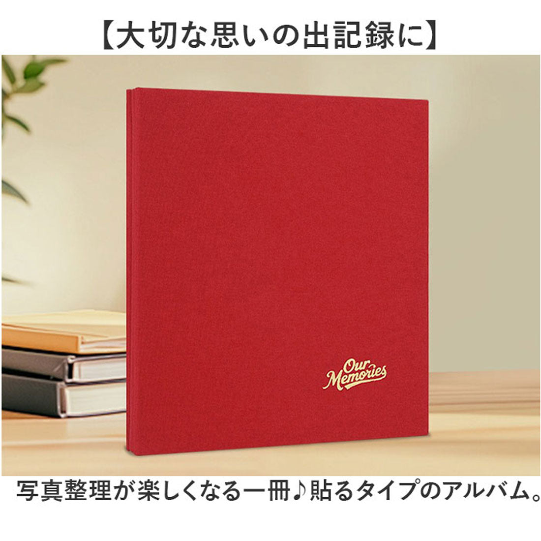 バックヤードファミリー BACKYARD FAMILY 貼るタイプ アルバム 大容量 (ホワイト) ホワイト