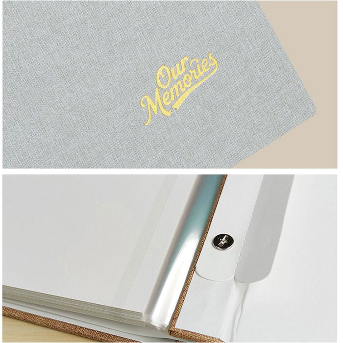 バックヤードファミリー BACKYARD FAMILY 貼るタイプ アルバム 大容量 (ホワイト) ホワイト