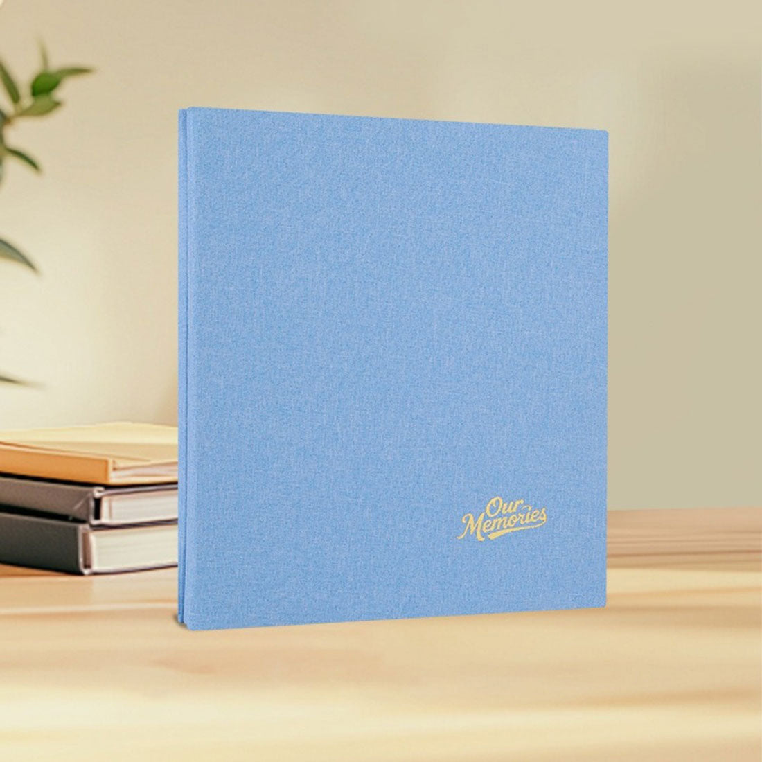 バックヤードファミリー BACKYARD FAMILY 貼るタイプ アルバム 大容量 (ブルー) ブルー