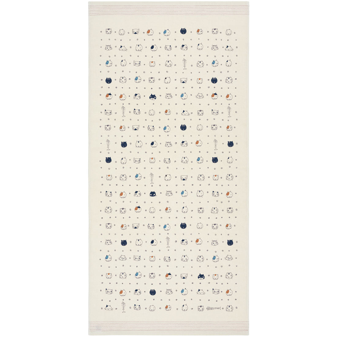 ノーブランド No Brand 布ごよみ タオルてぬぐい,ネコ