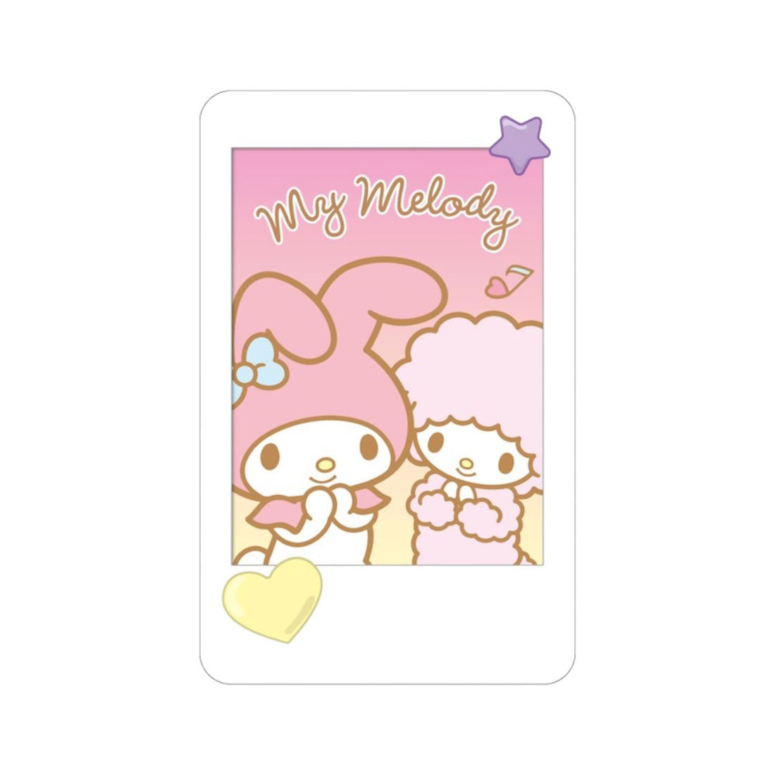 バックヤードファミリー BACKYARD FAMILY まじかる百貨店ステッカー ミニフォト風デザイン (マイメロディ) マイメロディ