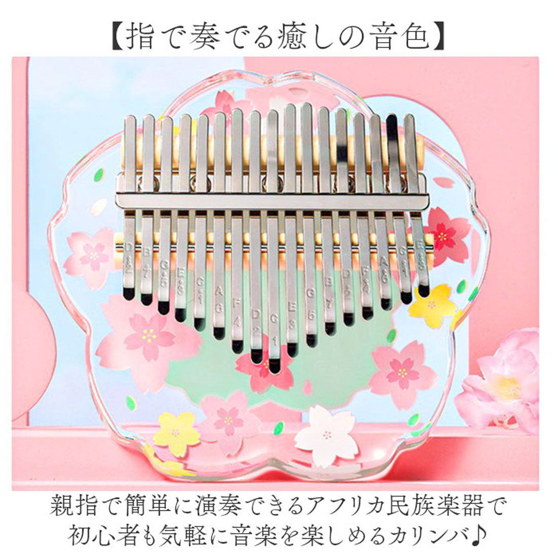 バックヤードファミリー BACKYARD FAMILY カリンバ ゆびピアノかわいい (タイプ2) タイプ2