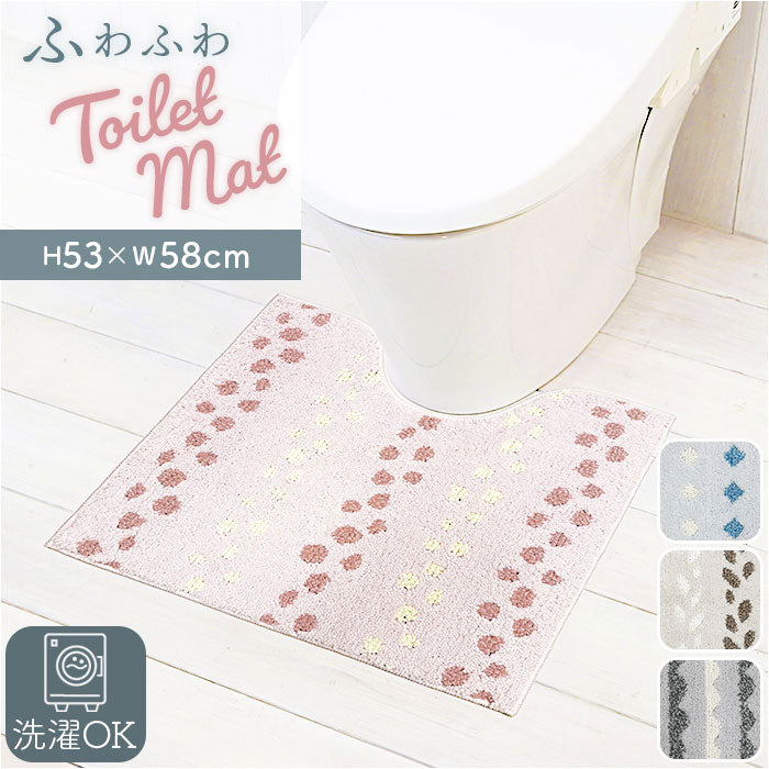 バックヤードファミリー BACKYARD FAMILY スミカ トイレ足元マット (ドロップP) ドロップP