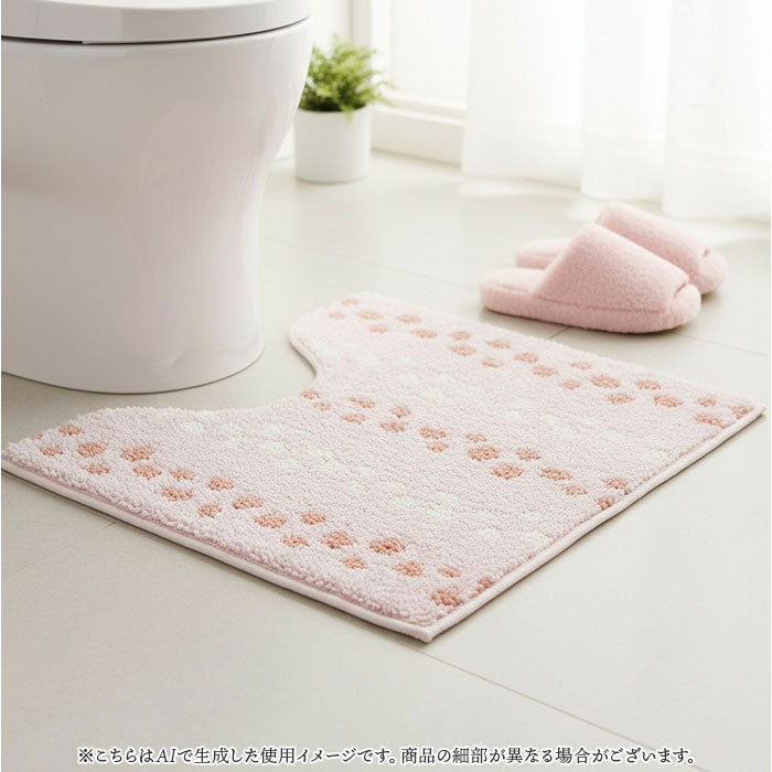 バックヤードファミリー BACKYARD FAMILY スミカ トイレ足元マット (ドロップP) ドロップP