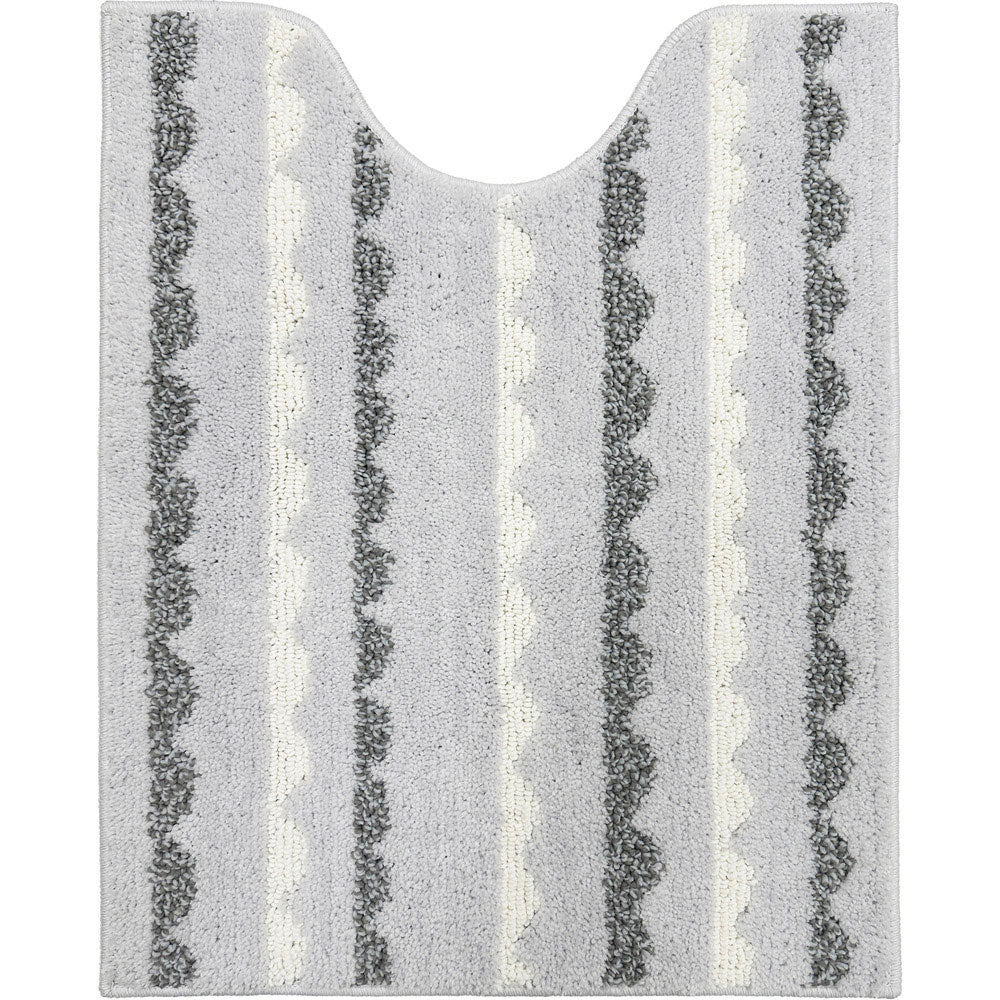 バックヤードファミリー BACKYARD FAMILY スミカ トイレ足元マット ロング (ウエーブGY) ウエーブGY