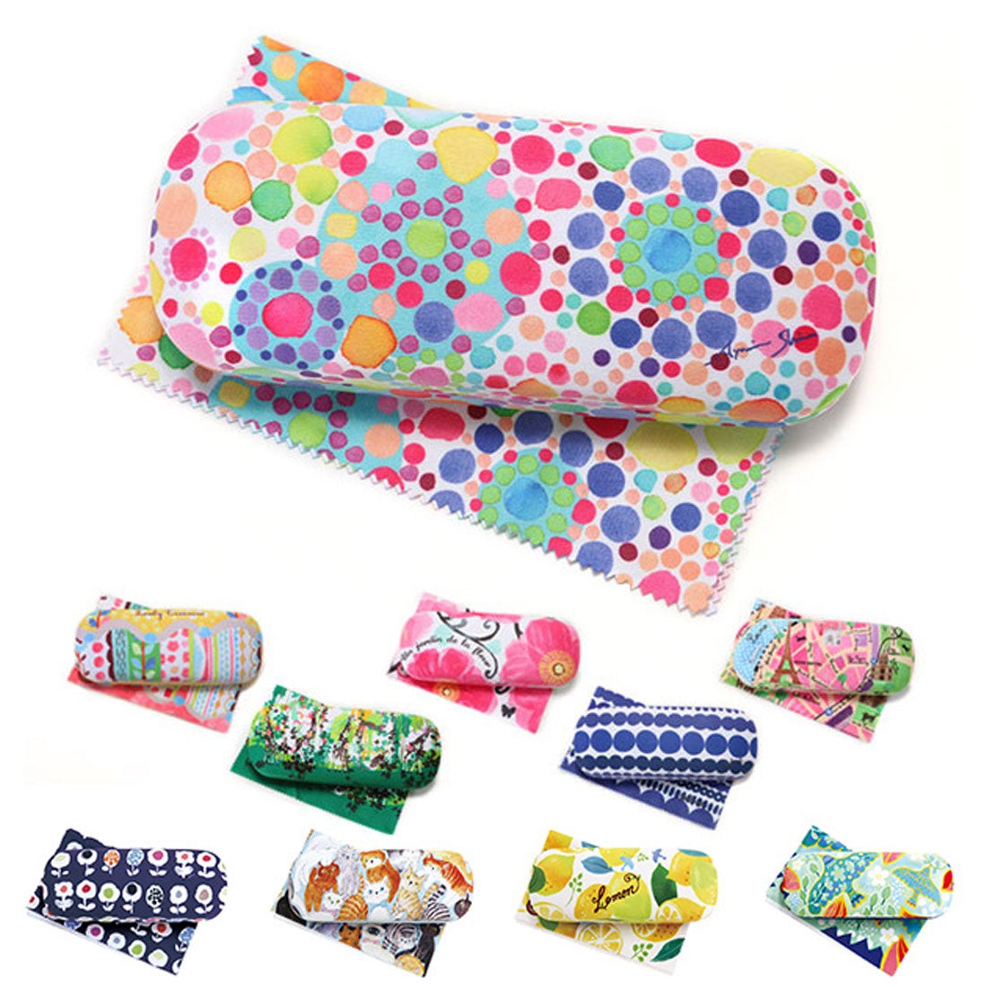 ノーブランド No Brand #MC デザイナーズコラボ クロス付きメガネケース