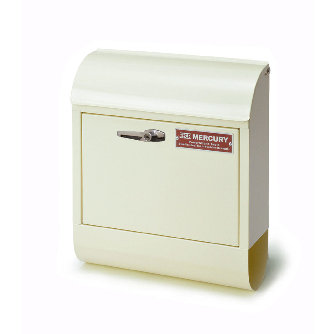 ノーブランド No Brand MERCURY マーキュリー ハンドルロック メールボックス,IV.アイボリー