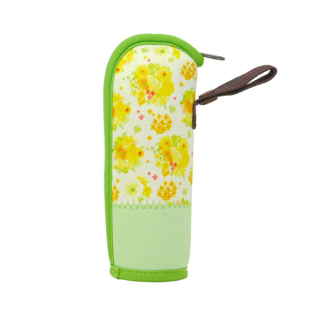 ノーブランド No Brand ポケミニソフトボトルケース,イエローフラワー