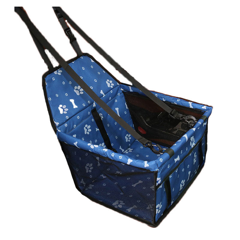 ノーブランド No Brand ペット用ドライブボックス【返品不可商品】 (ブルー×トレース) ブルー×トレース