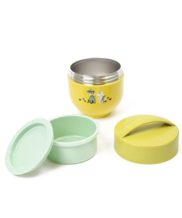 バックヤードファミリー BACKYARD FAMILY 抗菌 超軽量保温丼ランチジャー 540ml LDNC6AG【返品不可商品】,ムーミンくすみカラー