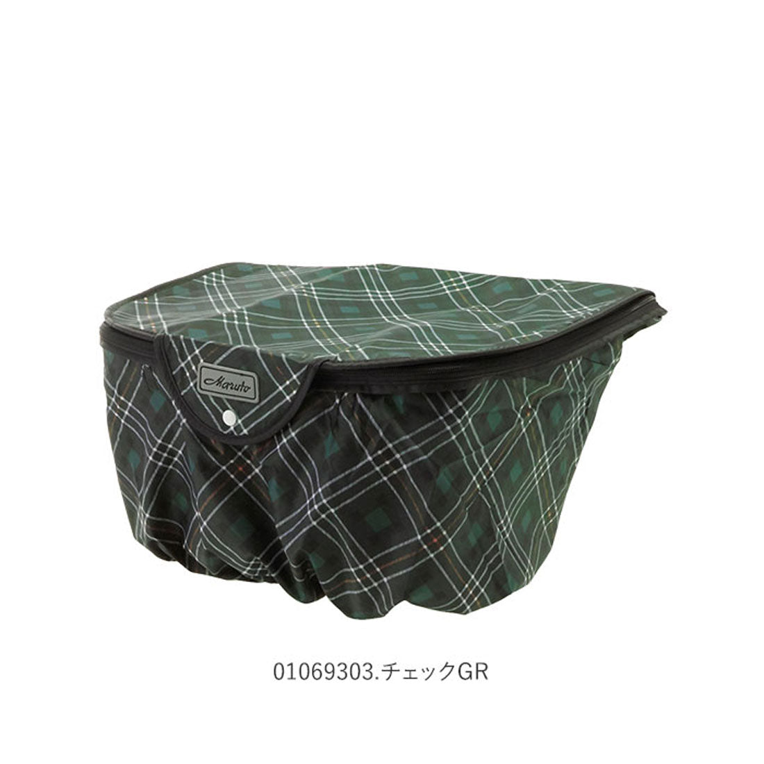 バックヤードファミリー BACKYARD FAMILY 厚手2段式チェック前バスケットカバー D-2FCH2400 (01069302.チェックBL) 01069302.チェックBL