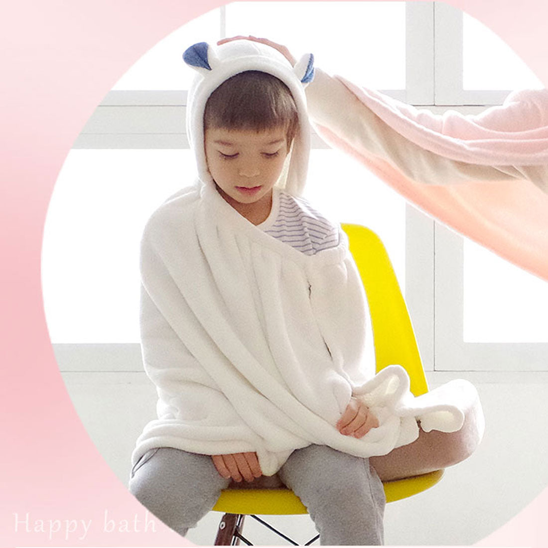 バックヤードファミリー BACKYARD FAMILY carari カラリ 吸水アニマルフード付きタオル