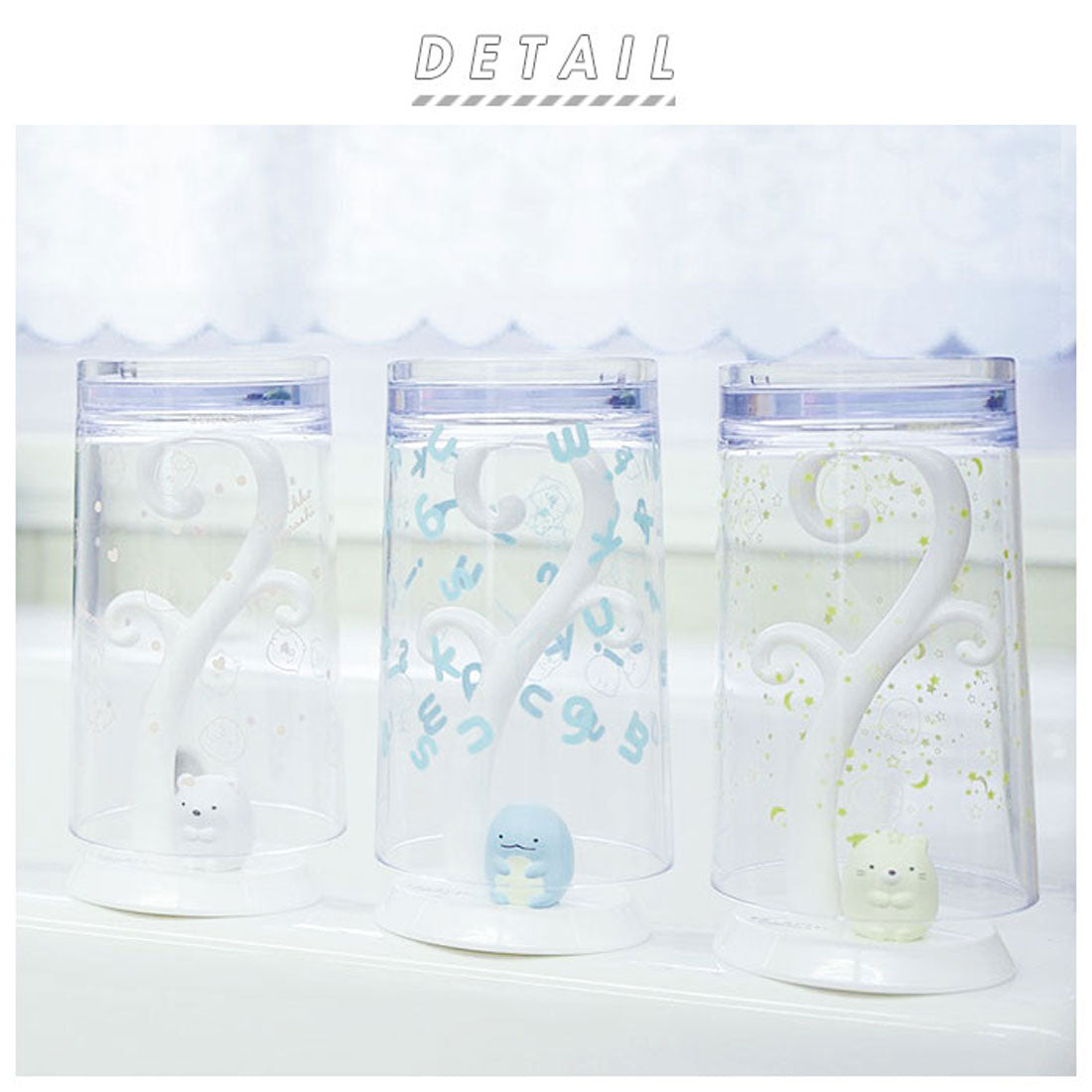 バックヤードファミリー BACKYARD FAMILY すみっコぐらしのうがいコップ&スタンド (とかげ) とかげ