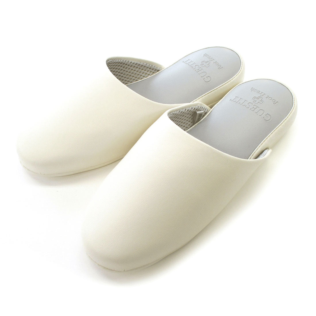 バックヤードファミリー BACKYARD FAMILY GUEST IT スリッパ 抗菌加工消臭除湿 フットフレッ臭,IVORY