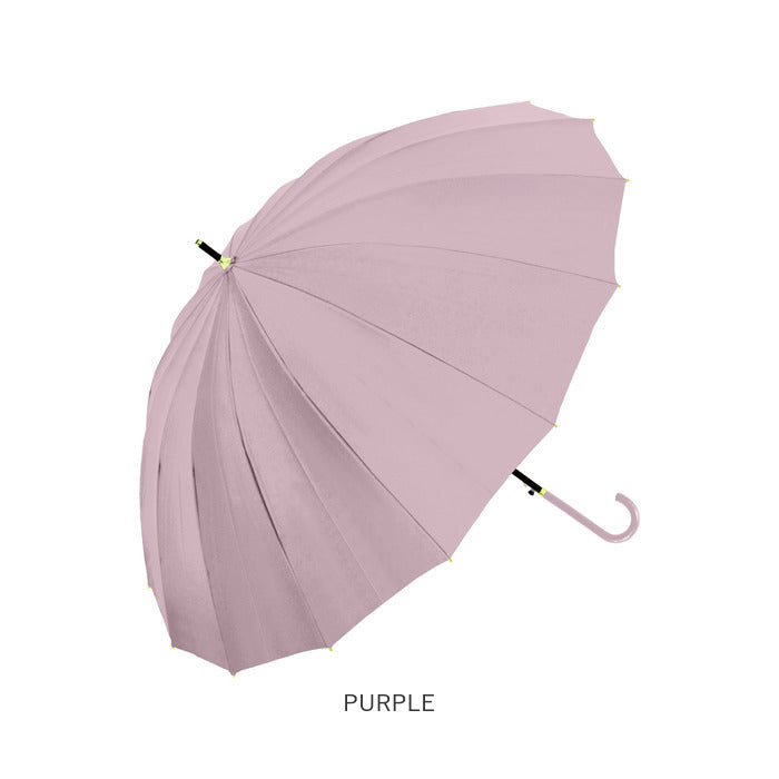 バックヤードファミリー BACKYARD FAMILY Natural basic レディース 傘 55cm 16本骨 無地