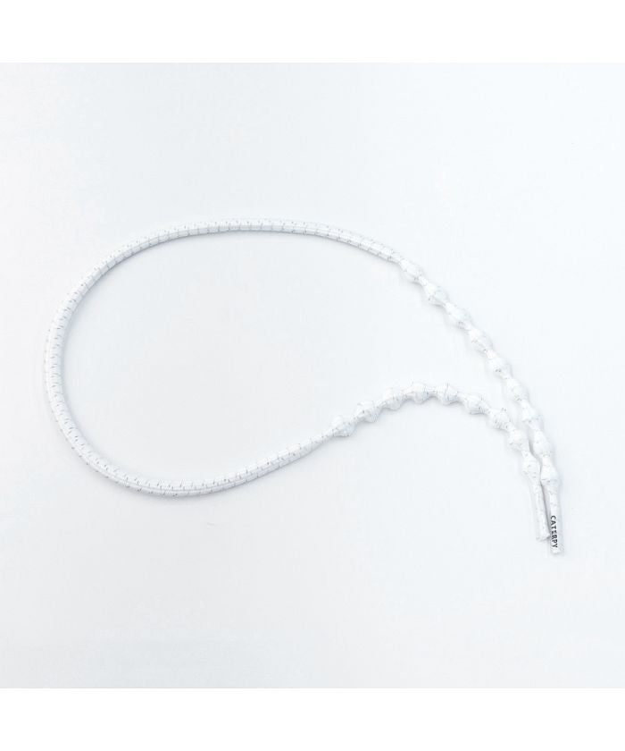 バックヤードファミリー BACKYARD FAMILY AIR CATERPY エアキャタピー むすばない靴ひも,反射/シルクホワイト