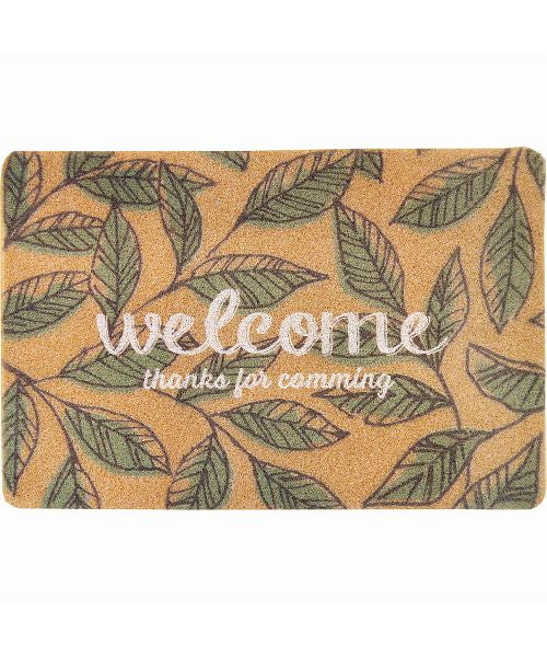 バックヤードファミリー BACKYARD FAMILY 玄関マット 屋外 pvcマット,リーフ